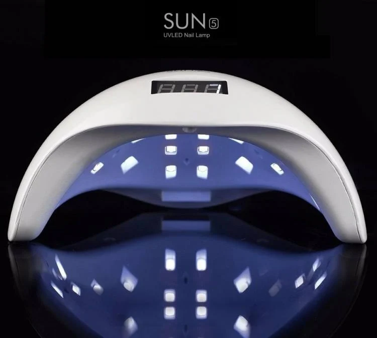 Lampada Uv Led Fornetto Ricostruzione Unghie Mani Piedi 48W Sun5 Display Sensore