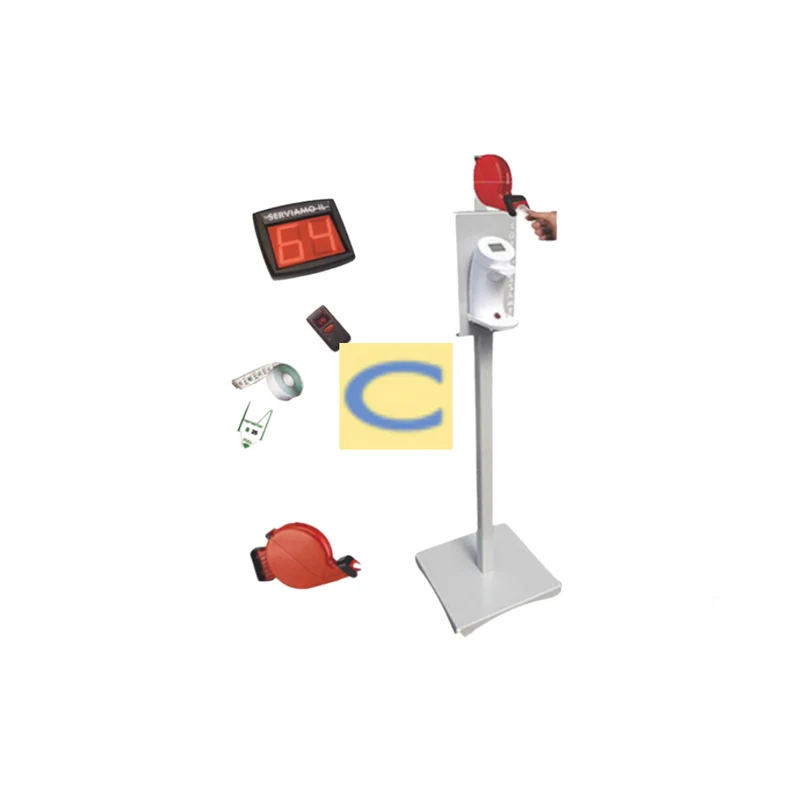 PRODOTTI FINITI - DISTRIBUTORE CON PIANTANA GEL AUTOMATICO CON KIT ELIMINACODE