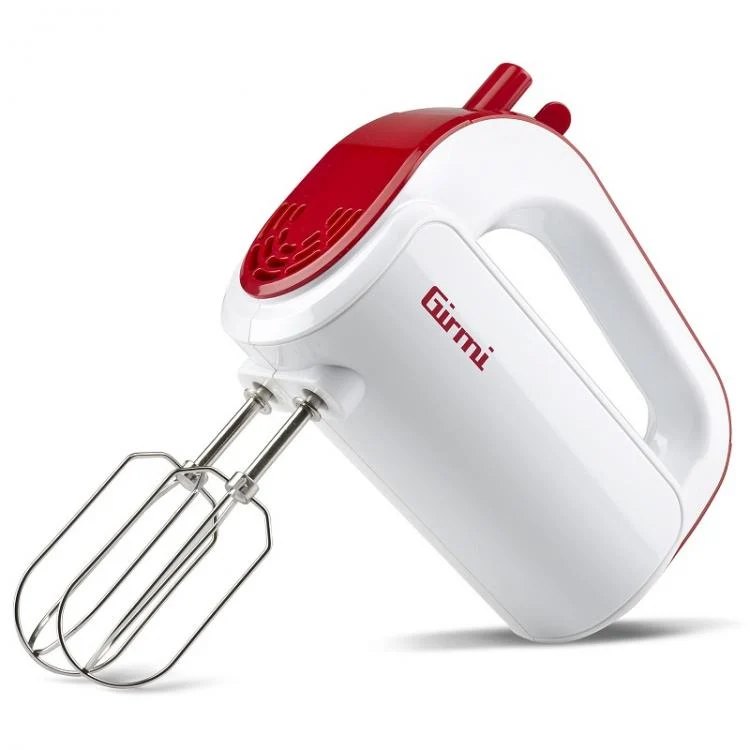 Girmi Sbattitore Elettrico Sb02 5 Velocità + Turbo 170W Impastatore Bianco/Rosso