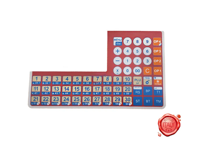 Bilancia - membrana Tastiera Waage Summa EB2-FLAT 4 Operatori