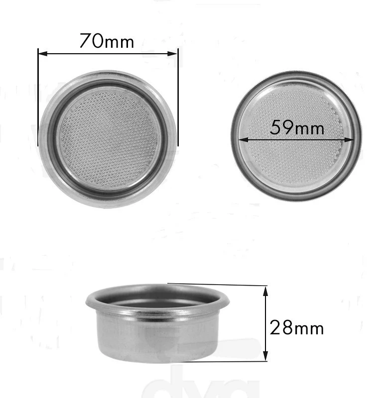 FILTRO FAEMA 3TZ 21G. H.28 CANALINO ESTERNO AISI 304 , Rancilio, VBM altre.