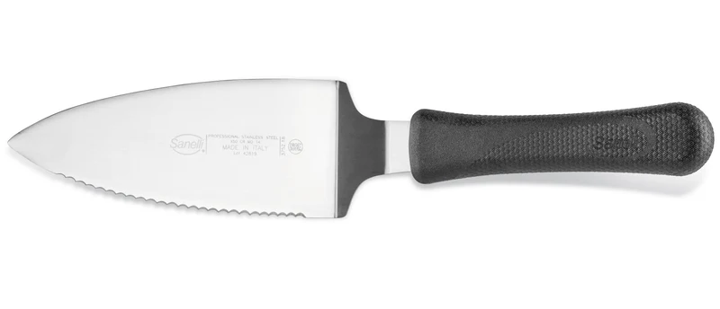 SPATOLA TORTA SEGHETTATA CM.18 SKIN SANELLI MADE IN ITALY