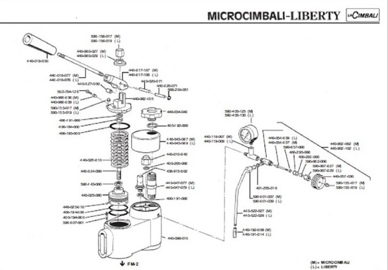 BACINELLA OTTONE CROMATA per CIMBALI LIBERTY - MICROCIMBALI