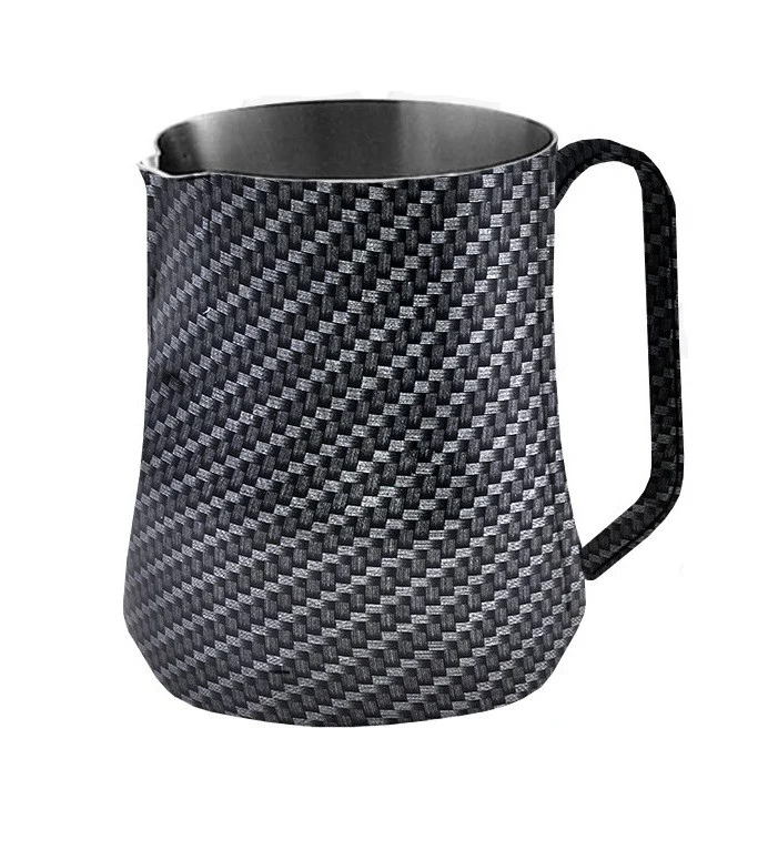 LATTIERA MOTTA MOD. AURORA TEXTURE CARBONIO 50CL 2 TAZZE INOX