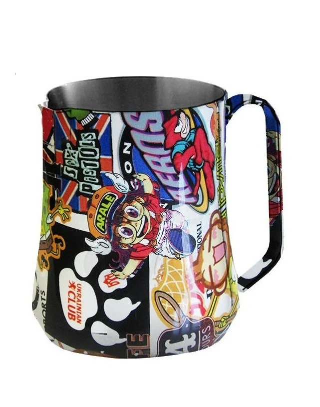 LATTIERA MOTTA MOD. AURORA TEXTURE COMICS 50CL 2 TAZZE INOX