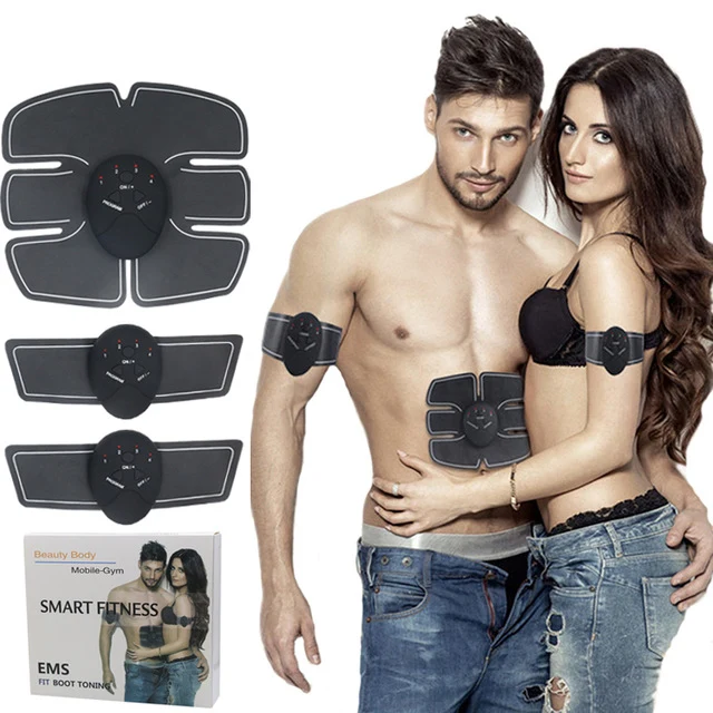 Elettrostimolatore Per Stimolare Muscoli Addominali Braccia Gambe Cosce 3 X Ems