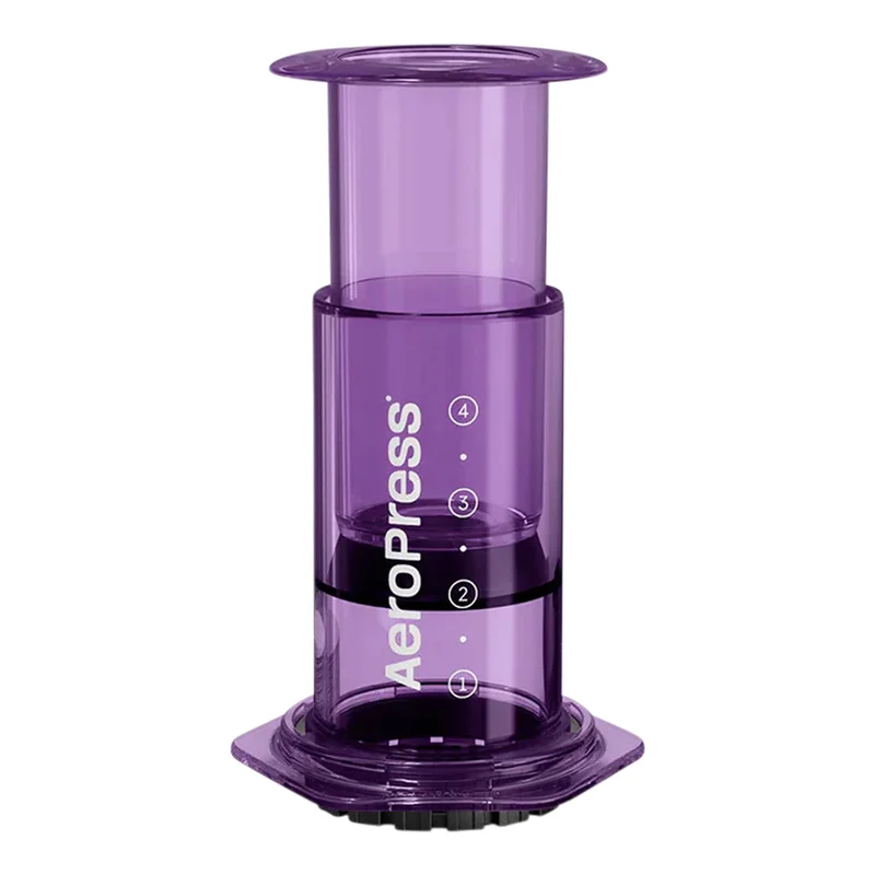 AeroPress viola trasparente