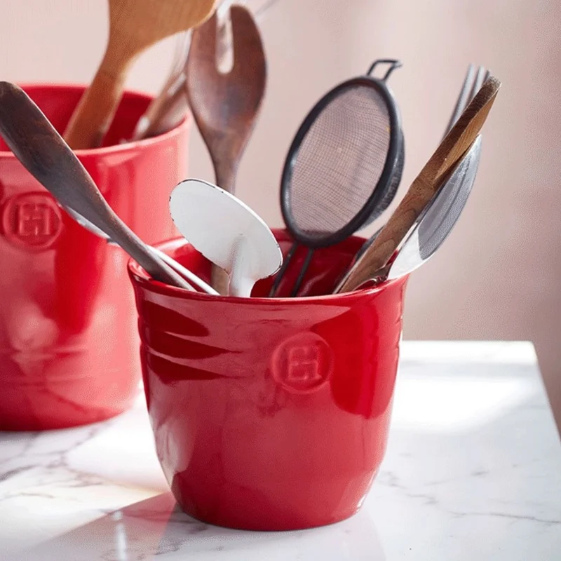 Recipiente cerámico para utensilios de cocina Emile Henry