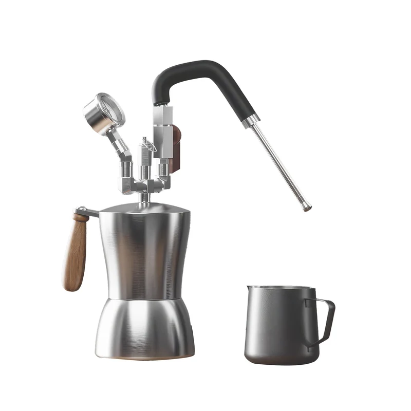 Aleman AK-74 piastra di riscaldamento con vaporizzatore per latte | Vapore secco professionale per Latte Art