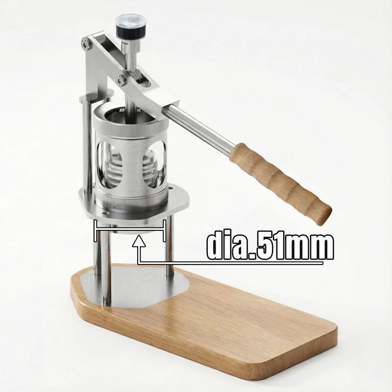 Aleman Macchina da caffè espresso portatile a pompa manuale | Controlla la pressione come preferisci.