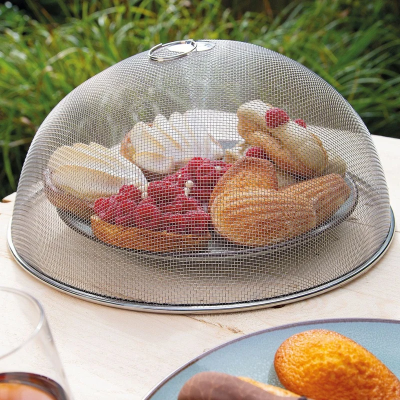 Cubreplatos de acero inox Estivo Cilio