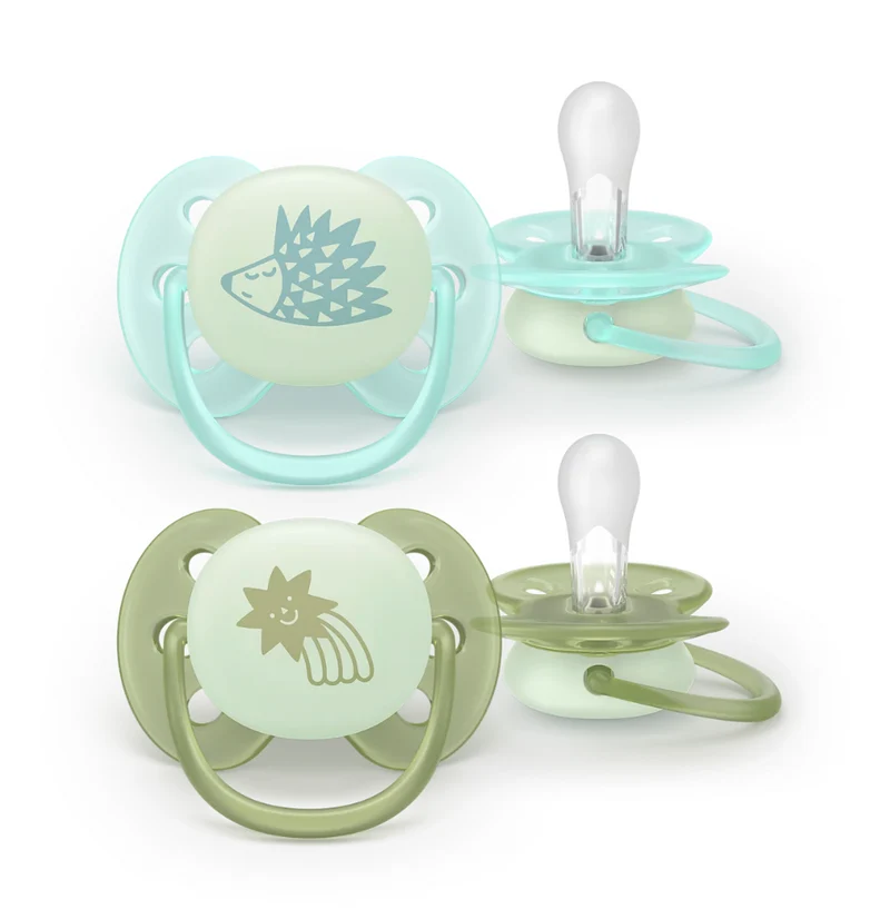 Succhietti Ultra Soft Night 0-6 M Philips Avent