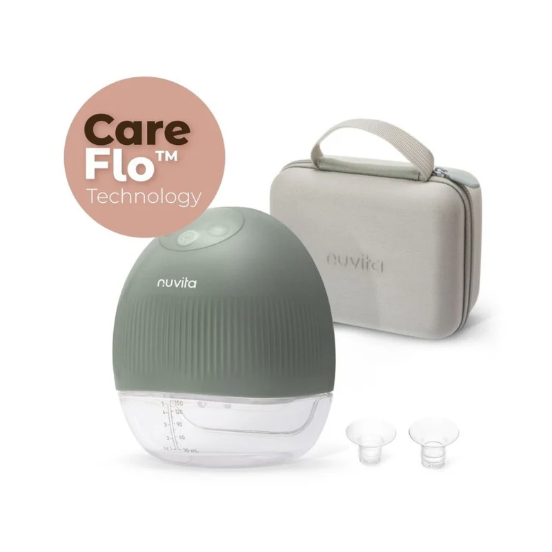 Nuvita - Tiralatte elettrico indossabile singolo materno flow a 3 fasi