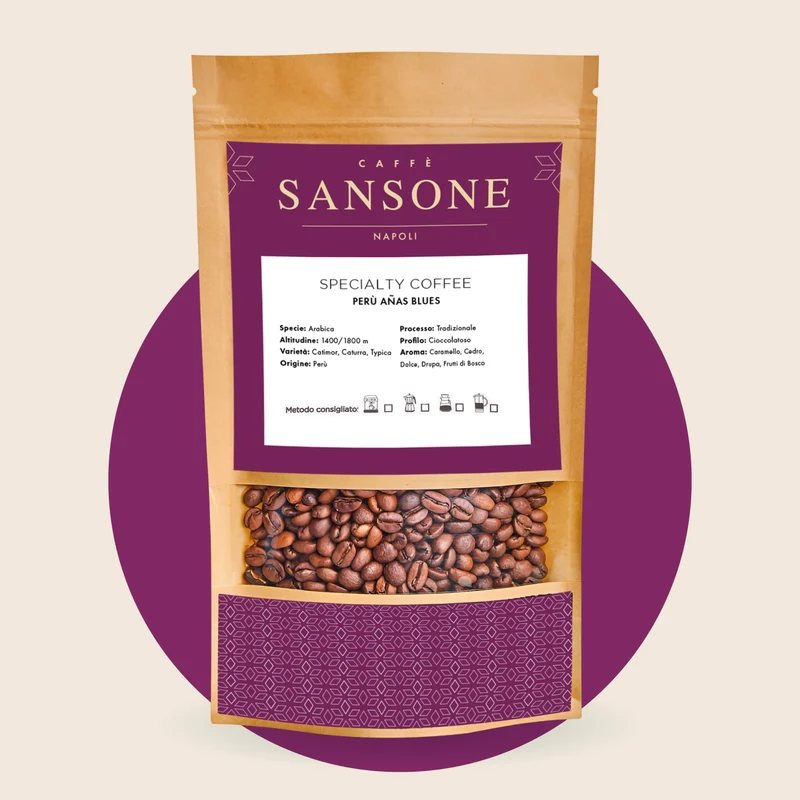 Caffè Perù Anas Blues - Specialty Coffee 100% Arabica