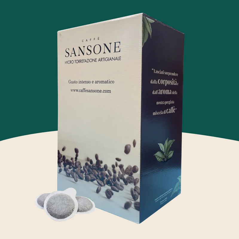 Decaffeinato, 150 Cialde Brasile Monorigine Arabica caffè Sansone