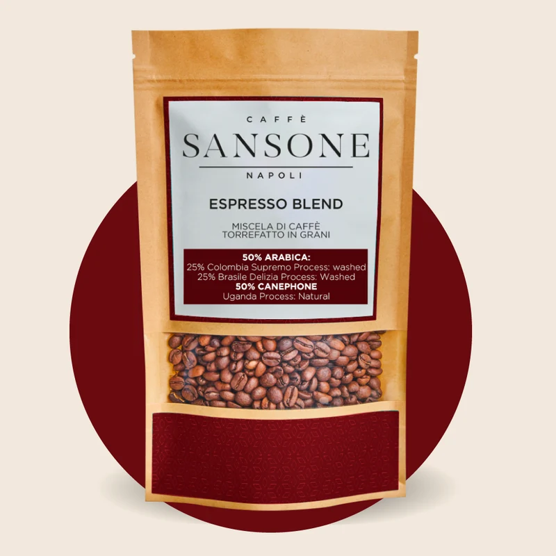 Espresso Blend 50/50 - Caffè in Grani Arabica e Robusta