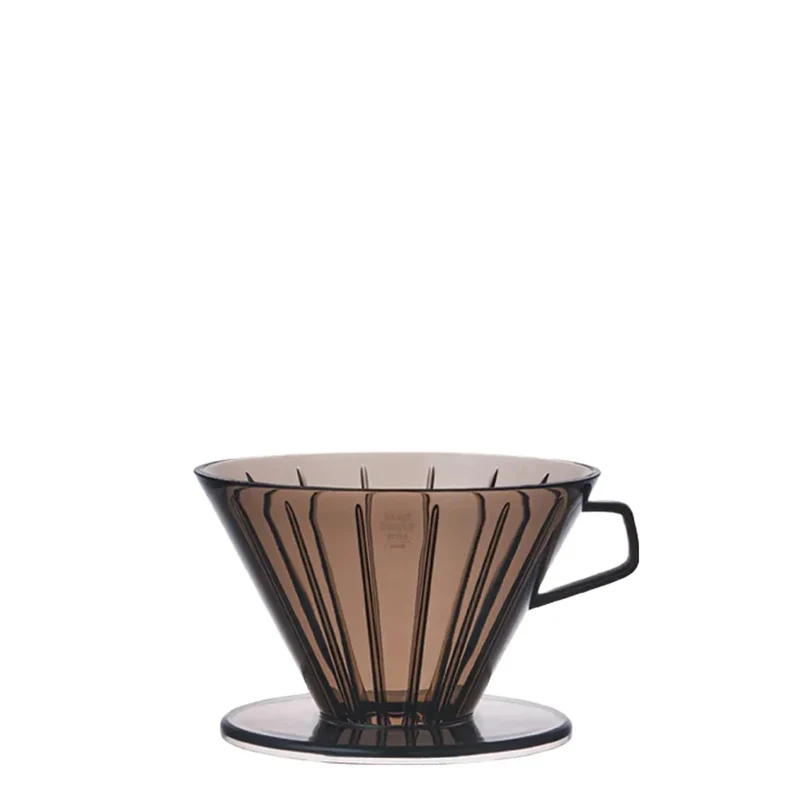 Macchina da caffè 2 tazze plastica trasparente grigia
