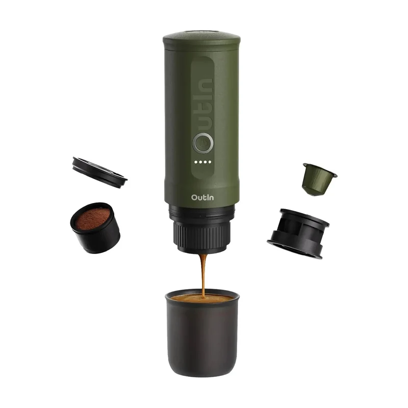 Nano Portatile Espresso Bryggare - Verde Foresta
