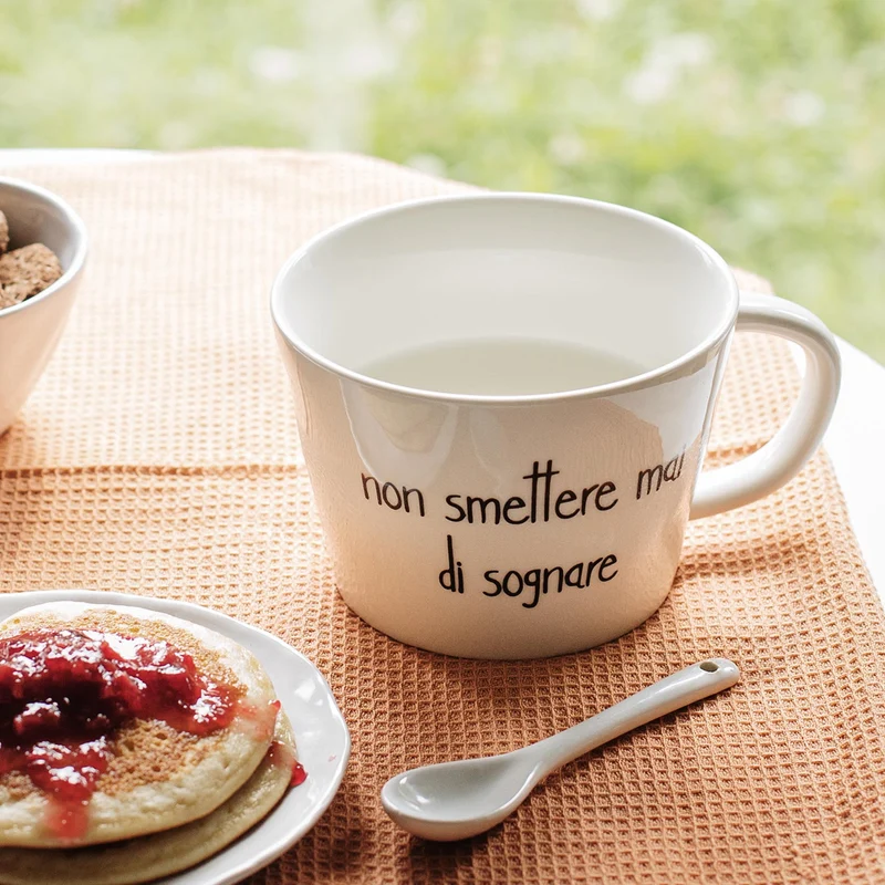 Tazza Colazione Non smettere mai di sognare