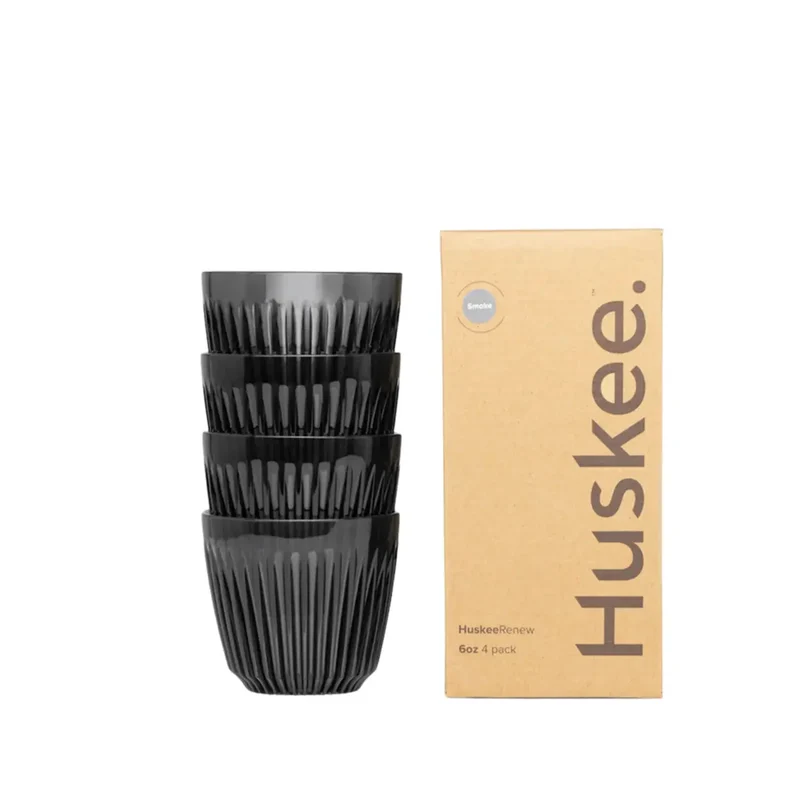 Huskee Renew confezione da 4 da 6oz Fumo