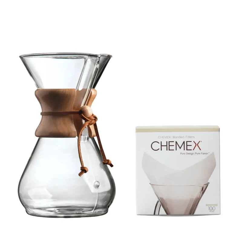 Chemex per 8 tazze + 100 filtri