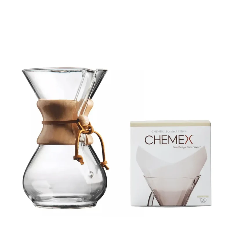 Chemex per 6 tazze + 100 filtri