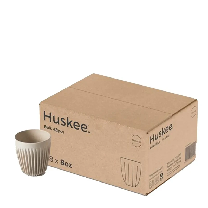 Huskee Mugg 8oz Colore naturale - confezione da 48