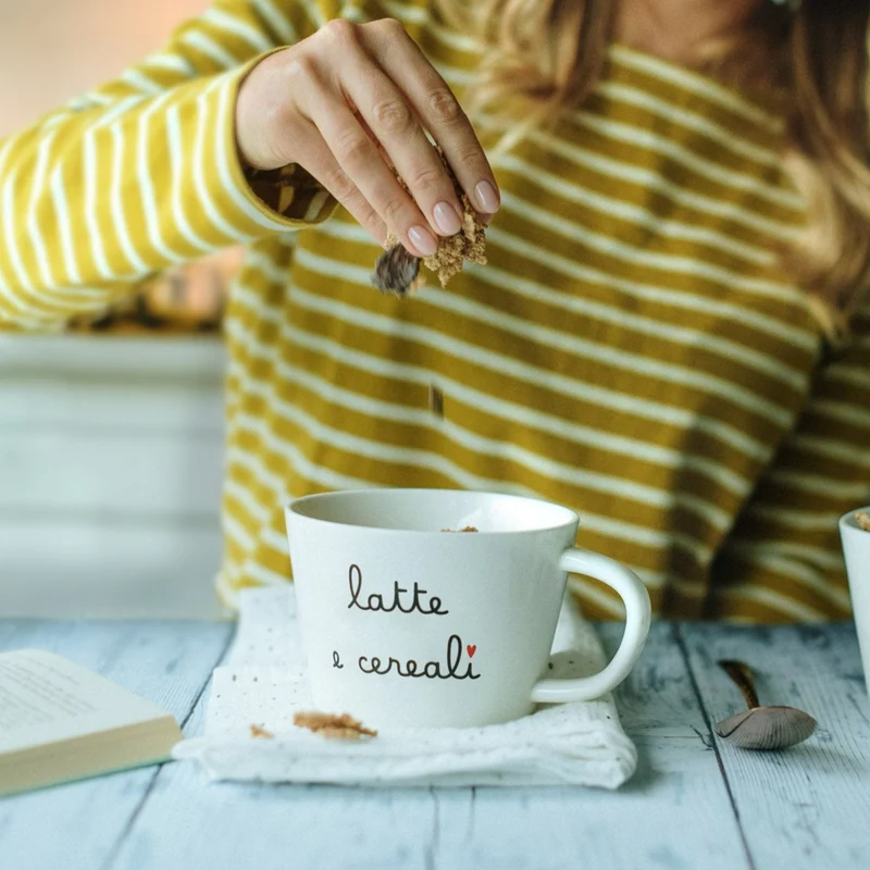 Tazza Colazione Latte e cereali