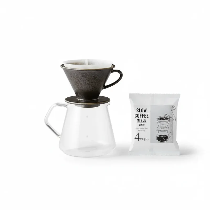 Kit Kinto Slow Coffee Style S02 per 2-4 tazze