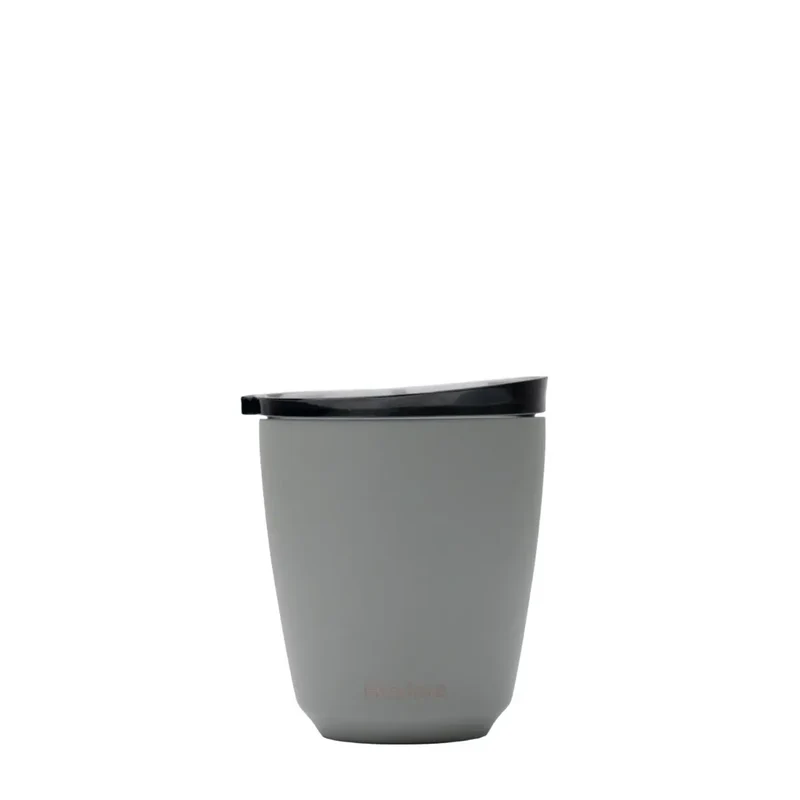 Huskee Stål tazza 235 ml – tazza da caffè sostenibile in acciaio inossidabile
