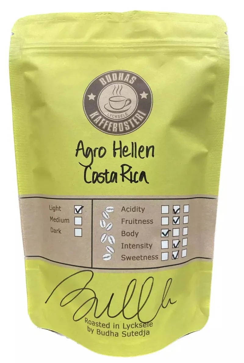 Agro Hellen - Fagioli Hela tostatura chiara/media per caffettiera a filtro 250g