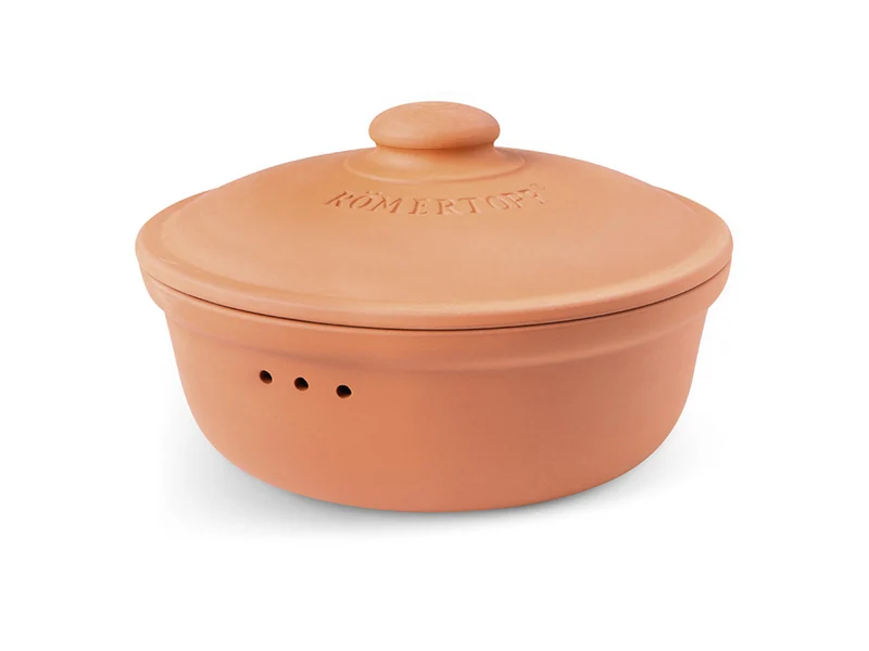 Panera redonda de terracota Römertopf