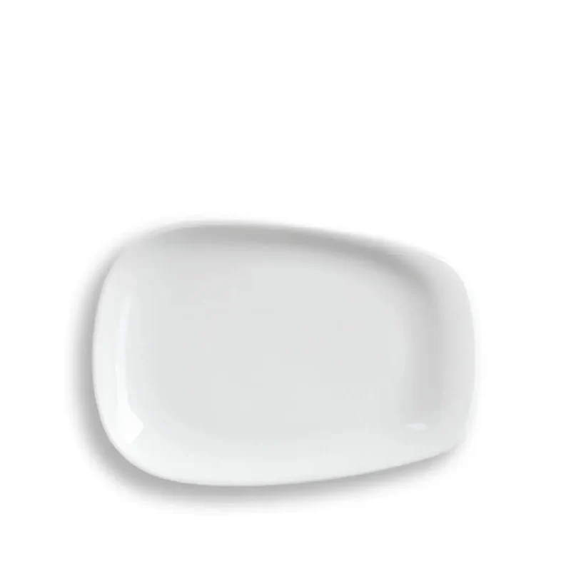 Lino Liten Piatto - Bianco