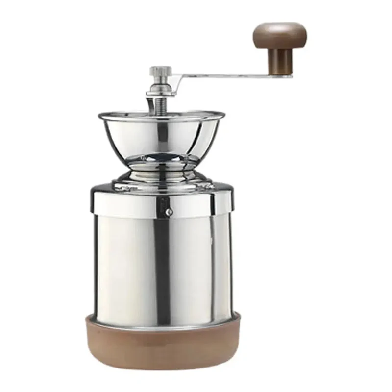 Tiamo macinacaffè manuale - acciaio inossidabile