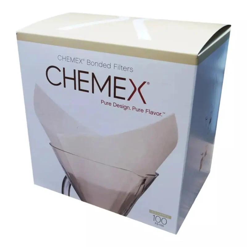 Carta filtro Chemex quadrata - confezione da 100