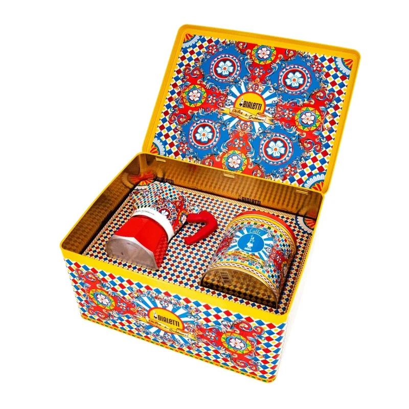 Set cafetera italiana Moka Dolce&Gabanna Bialetti