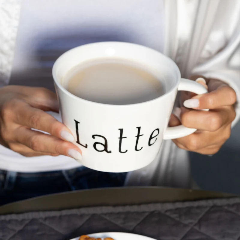 Set 2 Tazze Colazione Latte
