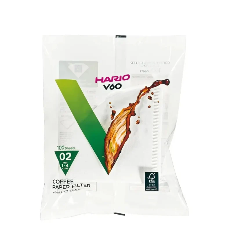 Hario V60 carta filtro giapponese Taglia 02 - confezione da 100