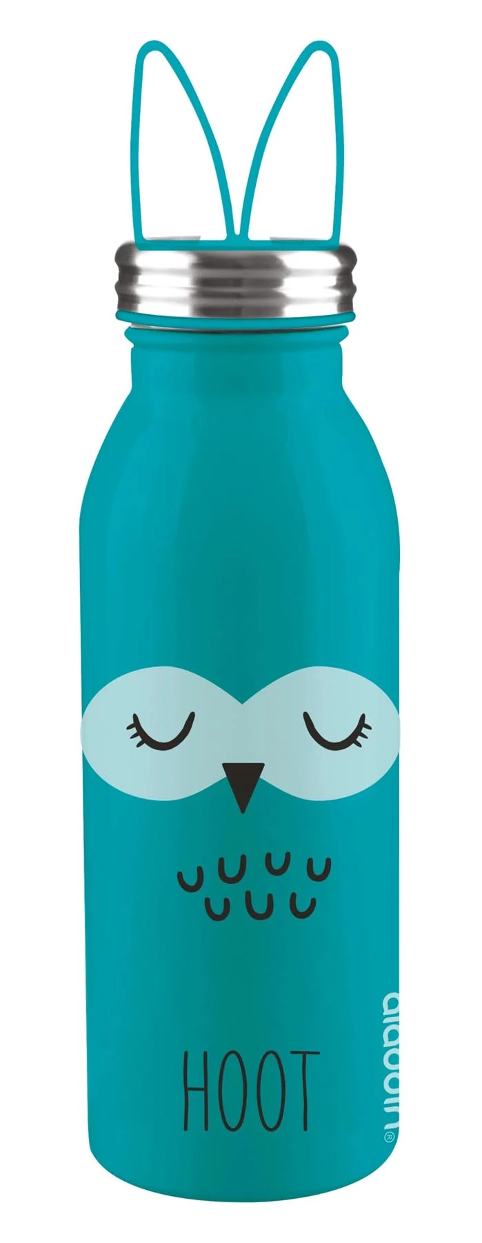 Zoo Edelstahl Vakuum Flasche Eule, 0.45 l
