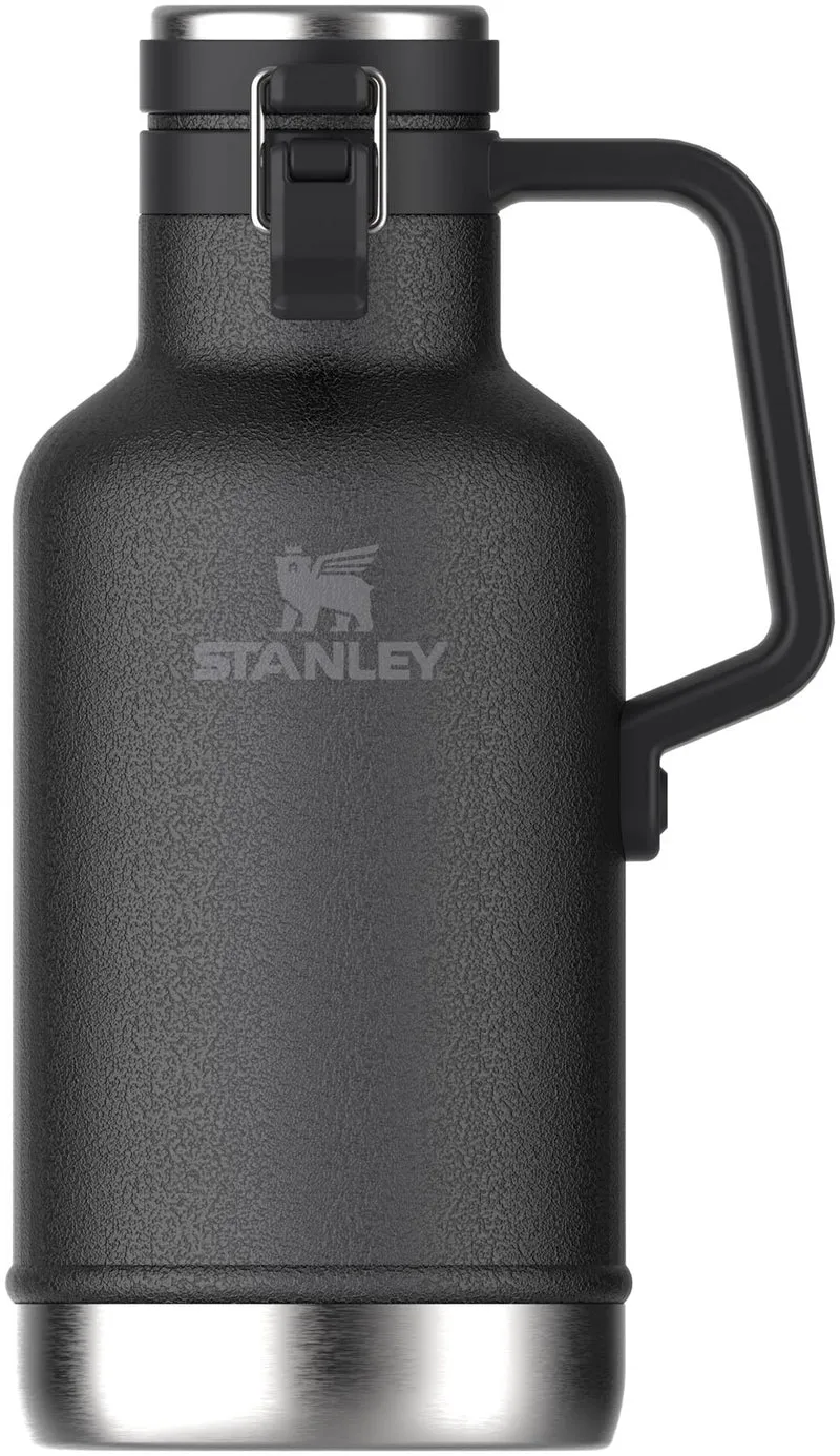 Easy-Pour Growler 1.9l hammertone black