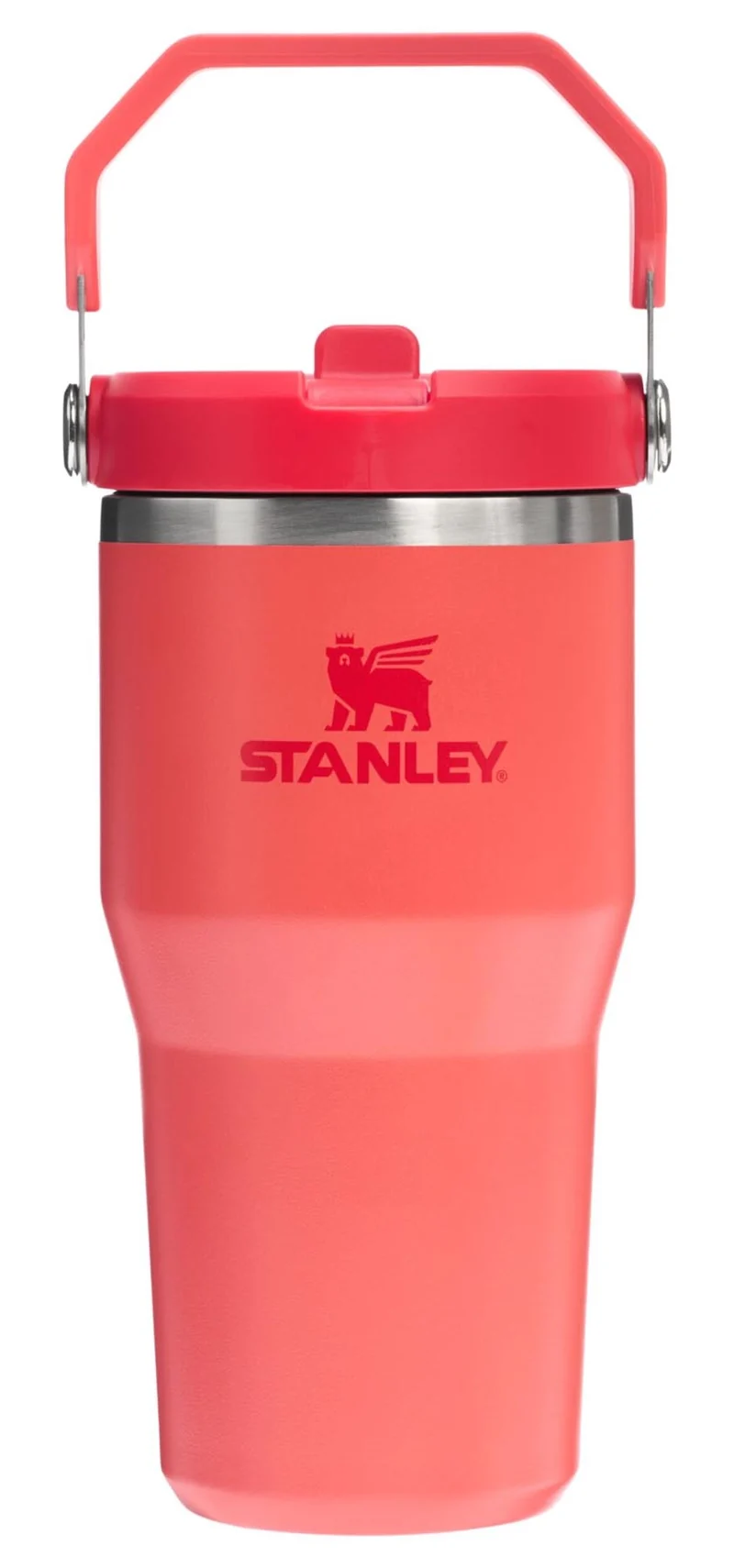 IceFlow Flip Straw Becher 0.6l hot coral