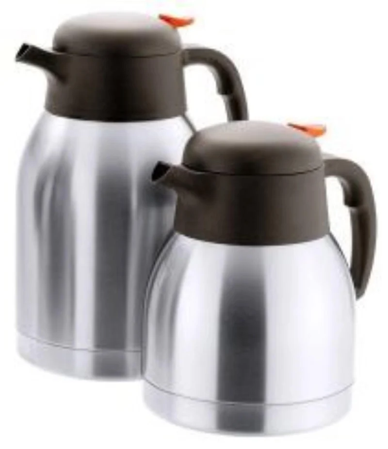 Thermoskanne isoliert 1.5lt Edelstahl h: 23cm Ø14cm
