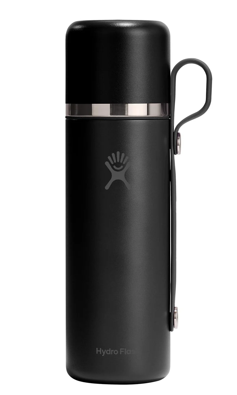 Trinkflasche Hot Flask & Cup 828ml schwarz