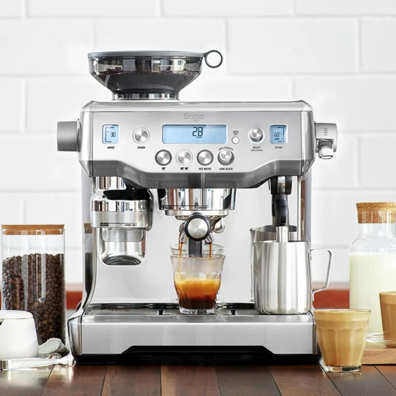 Cafetera Expresso Automática con molinillo y 2 calderas Oracle Sage