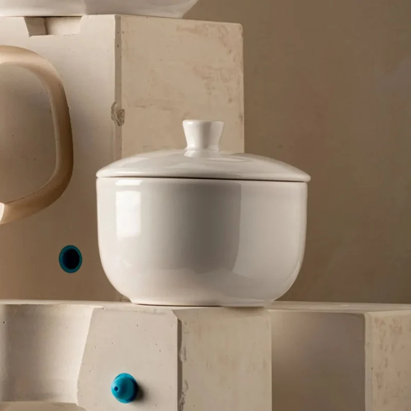 Azucarero de porcelana francesa Madeleine Revol