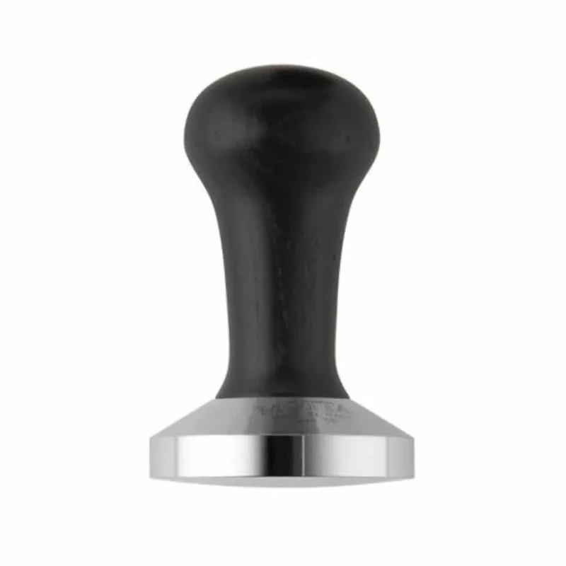 Bombato convex Tamper in legno nero 58 mm