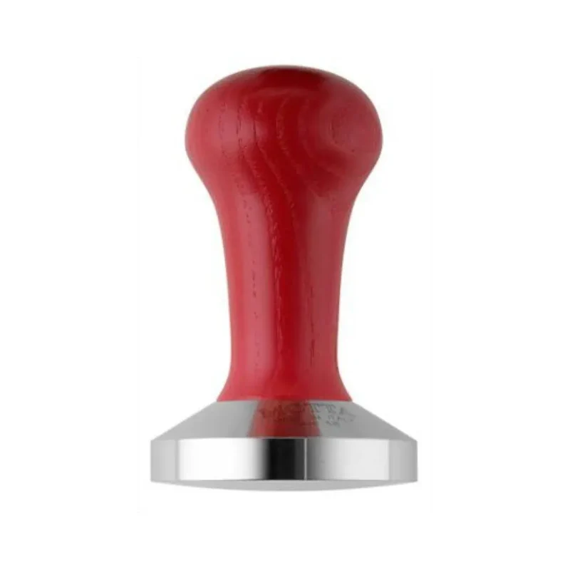 Bombato convex Tamper in legno rosso 58 mm