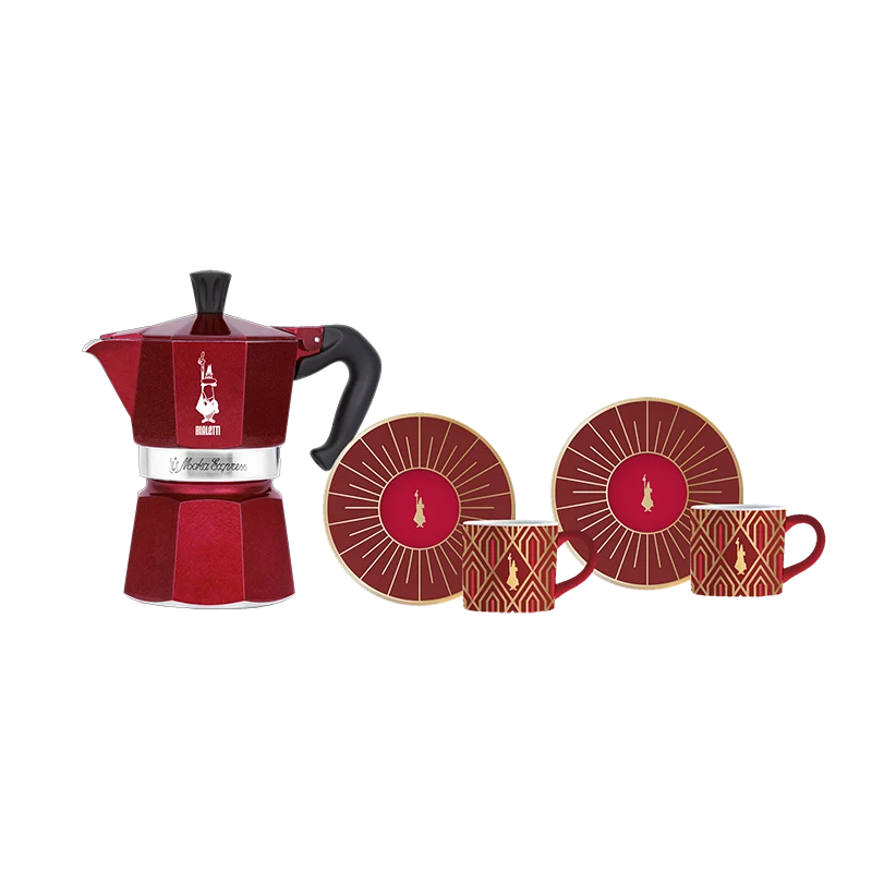 Bialetti Set Moka 3tz + 2 Tazzine