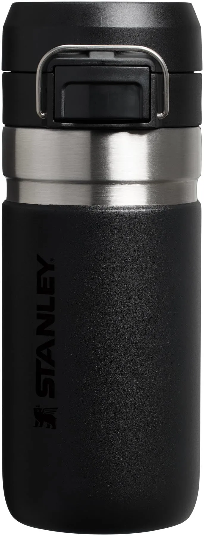 Quick-Flip Wasserflasche 0.47l black 2.0