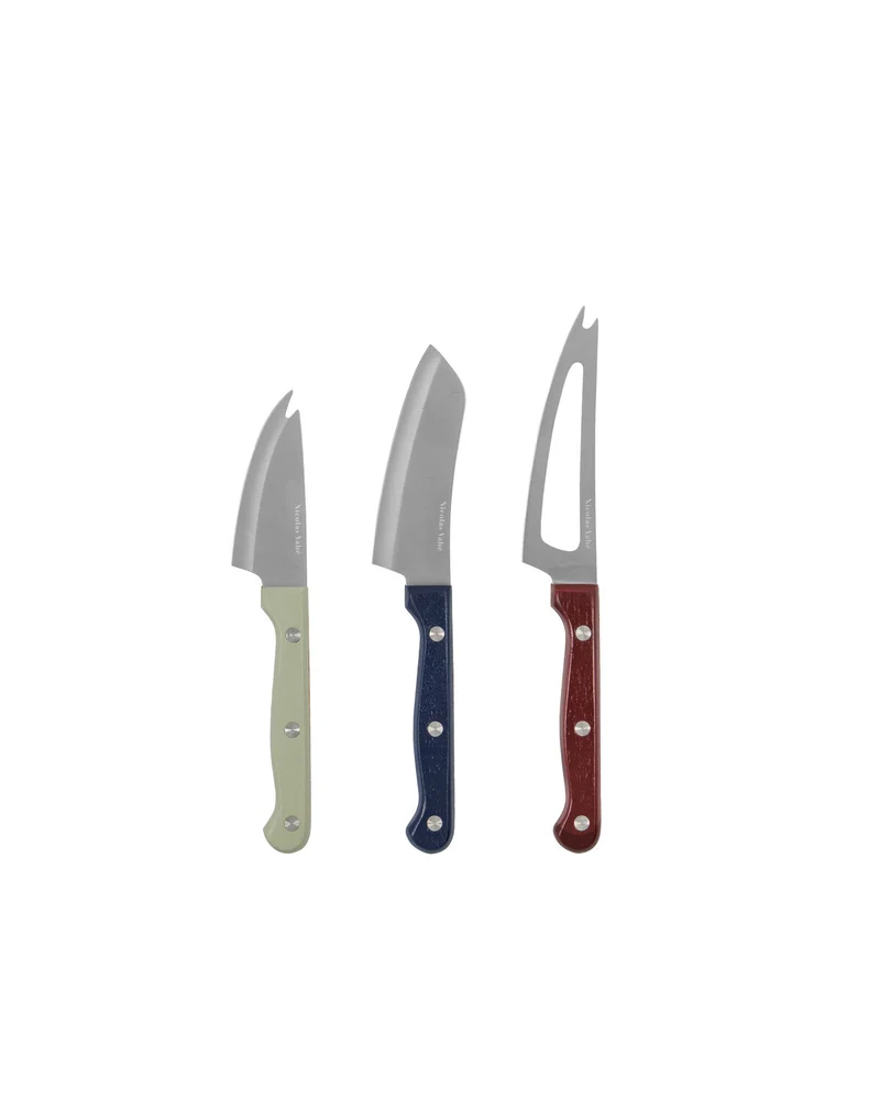 Käsemesser, NVCheese Knives, Weiß, Blau, Rot